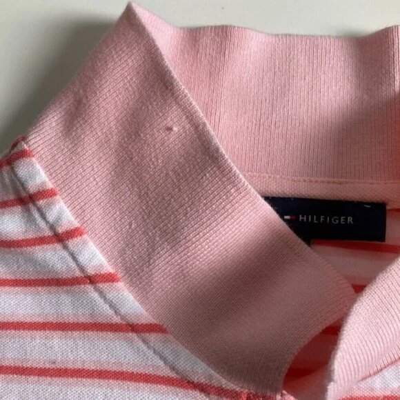 Tommy Hilfiger Multi-Stripe Polo - Women M - Picture 11 of 12